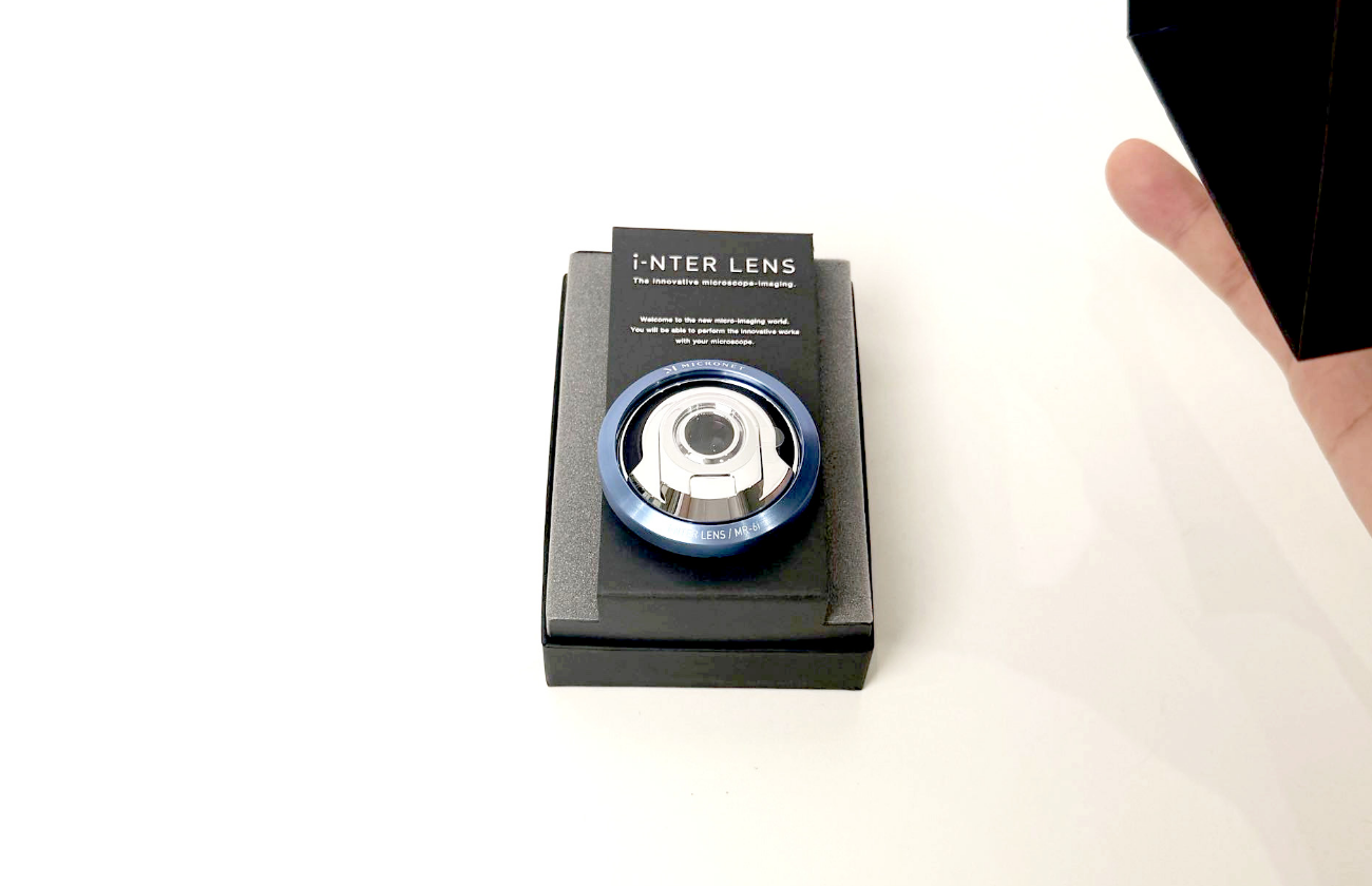 i-NTER LENS(インターレンズ)を開封したところ